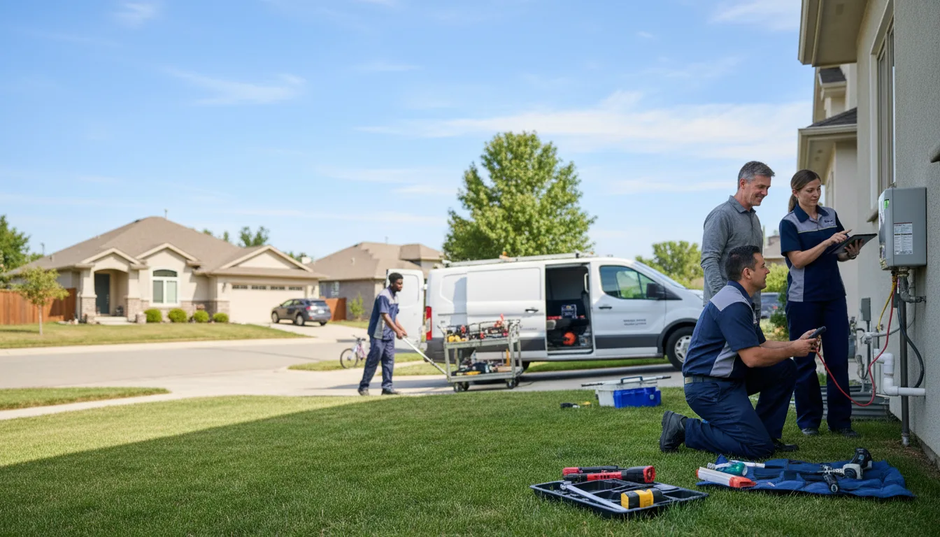 Tankless water heater service in Blue Springs, NE